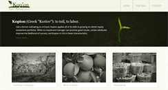 Desktop Screenshot of kopion.com